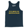 I've Been To Minneapolis Men/Unisex Tank Top-Navy-Allegiant Goods Co. Vintage Sports Apparel