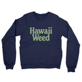 Hawaii Weed Midweight French Terry Crewneck Sweatshirt-Allegiant Goods Co. Vintage Sports Apparel