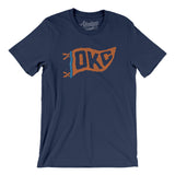 Okc Pennant Men/Unisex T-Shirt-Allegiant Goods Co. Vintage Sports Apparel