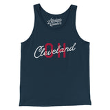 Cleveland Oh Overprinted Men/Unisex Tank Top-Allegiant Goods Co. Vintage Sports Apparel