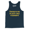 There's No Place Like Vermont Men/Unisex Tank Top-Navy-Allegiant Goods Co. Vintage Sports Apparel