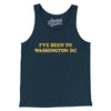 I've Been To Washington Dc Men/Unisex Tank Top-Navy-Allegiant Goods Co. Vintage Sports Apparel