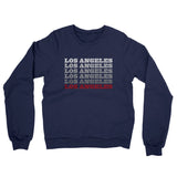 Los Angeles Repeat Midweight French Terry Crewneck Sweatshirt-Allegiant Goods Co. Vintage Sports Apparel