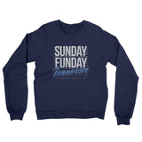 Sunday Funday Tennessee Midweight French Terry Crewneck Sweatshirt-Allegiant Goods Co. Vintage Sports Apparel