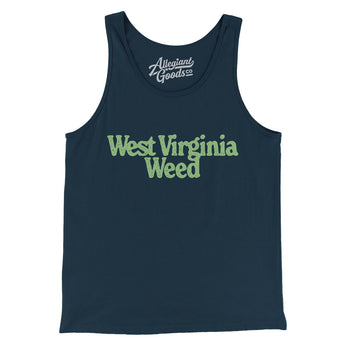 West Virginia Weed Men/Unisex Tank Top-Allegiant Goods Co. Vintage Sports Apparel