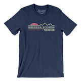 Borrego Springs Mountain Sunset Men/Unisex T-Shirt-Navy-Allegiant Goods Co. Vintage Sports Apparel