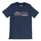 Sierra Vista Mountain Sunset Men/Unisex T-Shirt-Navy-Allegiant Goods Co. Vintage Sports Apparel