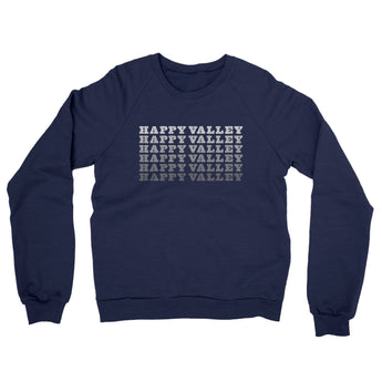 Happy Valley Repeat Midweight French Terry Crewneck Sweatshirt-Navy-Allegiant Goods Co. Vintage Sports Apparel