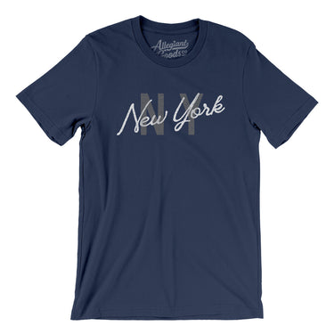 New York Ny Overprinted Men/Unisex T-Shirt-Allegiant Goods Co. Vintage Sports Apparel