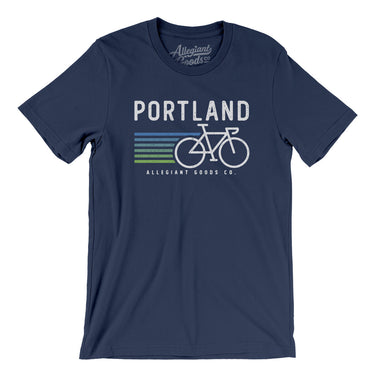 Portland Cycling Men/Unisex T-Shirt-Allegiant Goods Co. Vintage Sports Apparel