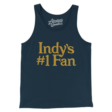 Indy's Number 1 Fan Men/Unisex Tank Top-Allegiant Goods Co. Vintage Sports Apparel