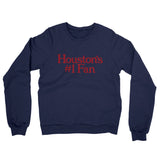 Houston's Number 1 Fan Midweight French Terry Crewneck Sweatshirt-Allegiant Goods Co. Vintage Sports Apparel