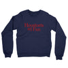 Houston's Number 1 Fan Midweight French Terry Crewneck Sweatshirt-Navy-Allegiant Goods Co. Vintage Sports Apparel