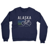 Alaska Cycling Midweight French Terry Crewneck Sweatshirt-Allegiant Goods Co. Vintage Sports Apparel