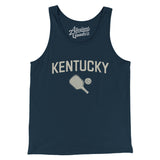 Kentucky Pickleball Men/Unisex Tank Top-Navy-Allegiant Goods Co. Vintage Sports Apparel