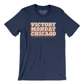 Victory Monday Chicago Men/Unisex T-Shirt-Allegiant Goods Co. Vintage Sports Apparel