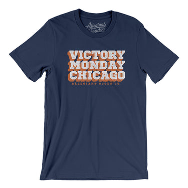 Victory Monday Chicago Men/Unisex T-Shirt-Allegiant Goods Co. Vintage Sports Apparel