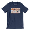 Victory Monday Chicago Men/Unisex T-Shirt-Navy-Allegiant Goods Co. Vintage Sports Apparel