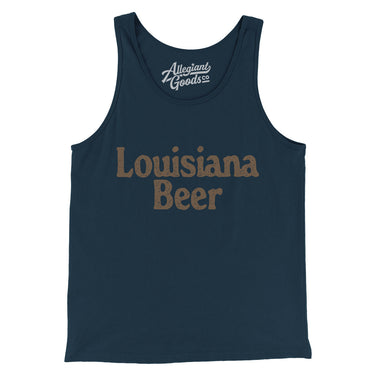 Louisiana Beer Men/Unisex Tank Top-Allegiant Goods Co. Vintage Sports Apparel