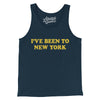 I've Been To New York Men/Unisex Tank Top-Navy-Allegiant Goods Co. Vintage Sports Apparel