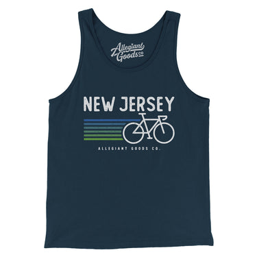 New Jersey Cycling Men/Unisex Tank Top-Allegiant Goods Co. Vintage Sports Apparel