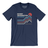 Mount Washington New Hampshire Men/Unisex T-Shirt-Navy-Allegiant Goods Co. Vintage Sports Apparel