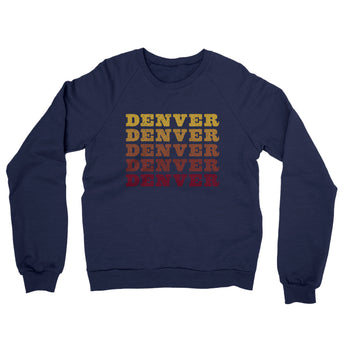 Denver Repeat Midweight French Terry Crewneck Sweatshirt-Allegiant Goods Co. Vintage Sports Apparel