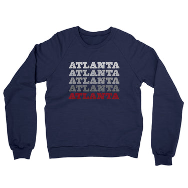 Atlanta Repeat Midweight French Terry Crewneck Sweatshirt-Allegiant Goods Co. Vintage Sports Apparel