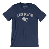 Lake Placid Pickleball Men/Unisex T-Shirt-Navy-Allegiant Goods Co. Vintage Sports Apparel
