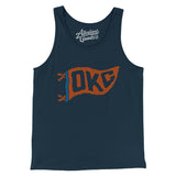 Okc Pennant Men/Unisex Tank Top-Allegiant Goods Co. Vintage Sports Apparel