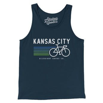 Kansas City Cycling Men/Unisex Tank Top-Allegiant Goods Co. Vintage Sports Apparel