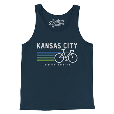 Kansas City Cycling Men/Unisex Tank Top-Allegiant Goods Co. Vintage Sports Apparel