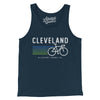 Cleveland Cycling Men/Unisex Tank Top-Navy-Allegiant Goods Co. Vintage Sports Apparel