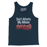 Don't Atlanta My Athens Men/Unisex Tank Top-Navy-Allegiant Goods Co. Vintage Sports Apparel
