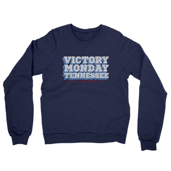 Victory Monday Tennessee Midweight French Terry Crewneck Sweatshirt-Allegiant Goods Co. Vintage Sports Apparel