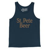St. Pete Beer Men/Unisex Tank Top-Allegiant Goods Co. Vintage Sports Apparel
