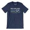 New Orleans Cycling Men/Unisex T-Shirt-Navy-Allegiant Goods Co. Vintage Sports Apparel