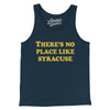 There's No Place Like Syracuse Men/Unisex Tank Top-Navy-Allegiant Goods Co. Vintage Sports Apparel