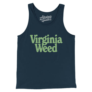 Virginia Weed Men/Unisex Tank Top-Allegiant Goods Co. Vintage Sports Apparel