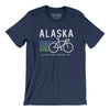 Alaska Cycling Men/Unisex T-Shirt-Navy-Allegiant Goods Co. Vintage Sports Apparel