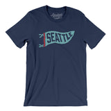 Seattle Pennant Men/Unisex T-Shirt-Allegiant Goods Co. Vintage Sports Apparel