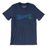 Minneapolis Vintage Script Men/Unisex T-Shirt-Allegiant Goods Co. Vintage Sports Apparel