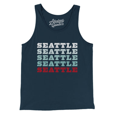 Seattle Repeat Men/Unisex Tank Top-Allegiant Goods Co. Vintage Sports Apparel