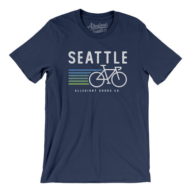 Seattle Cycling Men/Unisex T-Shirt-Allegiant Goods Co. Vintage Sports Apparel