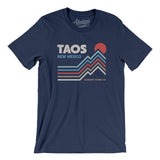 Taos New Mexico Men/Unisex T-Shirt-Navy-Allegiant Goods Co. Vintage Sports Apparel