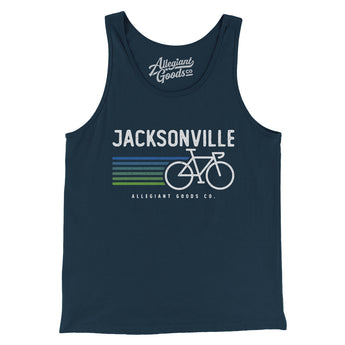 Jacksonville Cycling Men/Unisex Tank Top-Allegiant Goods Co. Vintage Sports Apparel