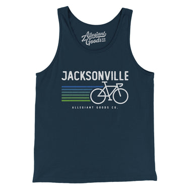 Jacksonville Cycling Men/Unisex Tank Top-Allegiant Goods Co. Vintage Sports Apparel