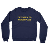I've Been To Cincinnati Midweight French Terry Crewneck Sweatshirt-Allegiant Goods Co. Vintage Sports Apparel