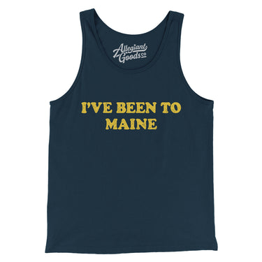 I've Been To Maine Men/Unisex Tank Top-Allegiant Goods Co. Vintage Sports Apparel