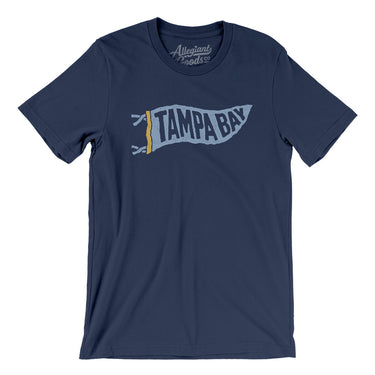 Tampa Bay Pennant Men/Unisex T-Shirt-Allegiant Goods Co. Vintage Sports Apparel